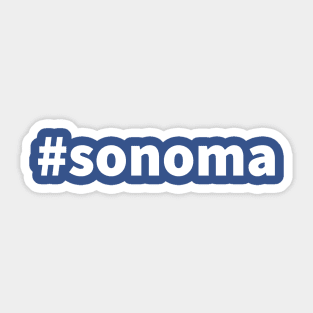 Hashtag Wines: Sonoma Sticker